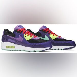 Nike Air Max 90 Exotic Animal Pack - Violet Blend Size 10.5